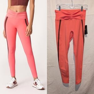New Balance Bandier Fitted Leggings Womens Medium Yoga Athletic Workout Gym